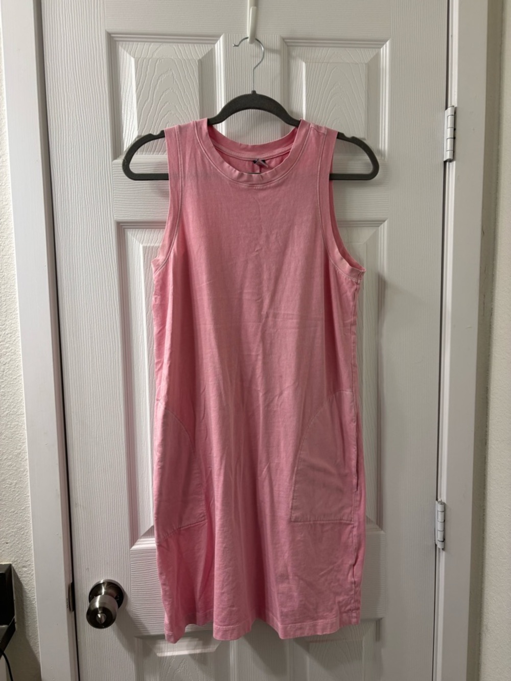 Old Navy Pink Sleeveless Crewneck Dress
